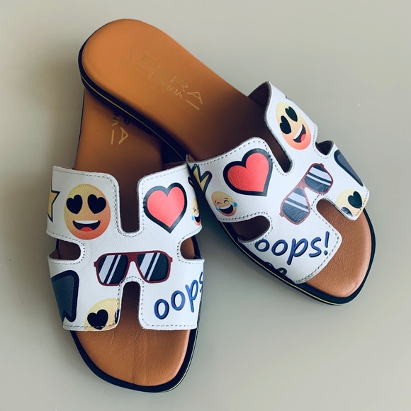 Women’s leather sandals Hermès style Summer 2020 - Picture 1 of 7